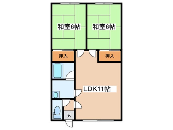 エトワール福住の物件間取画像